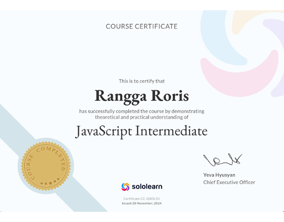 Course Certificate